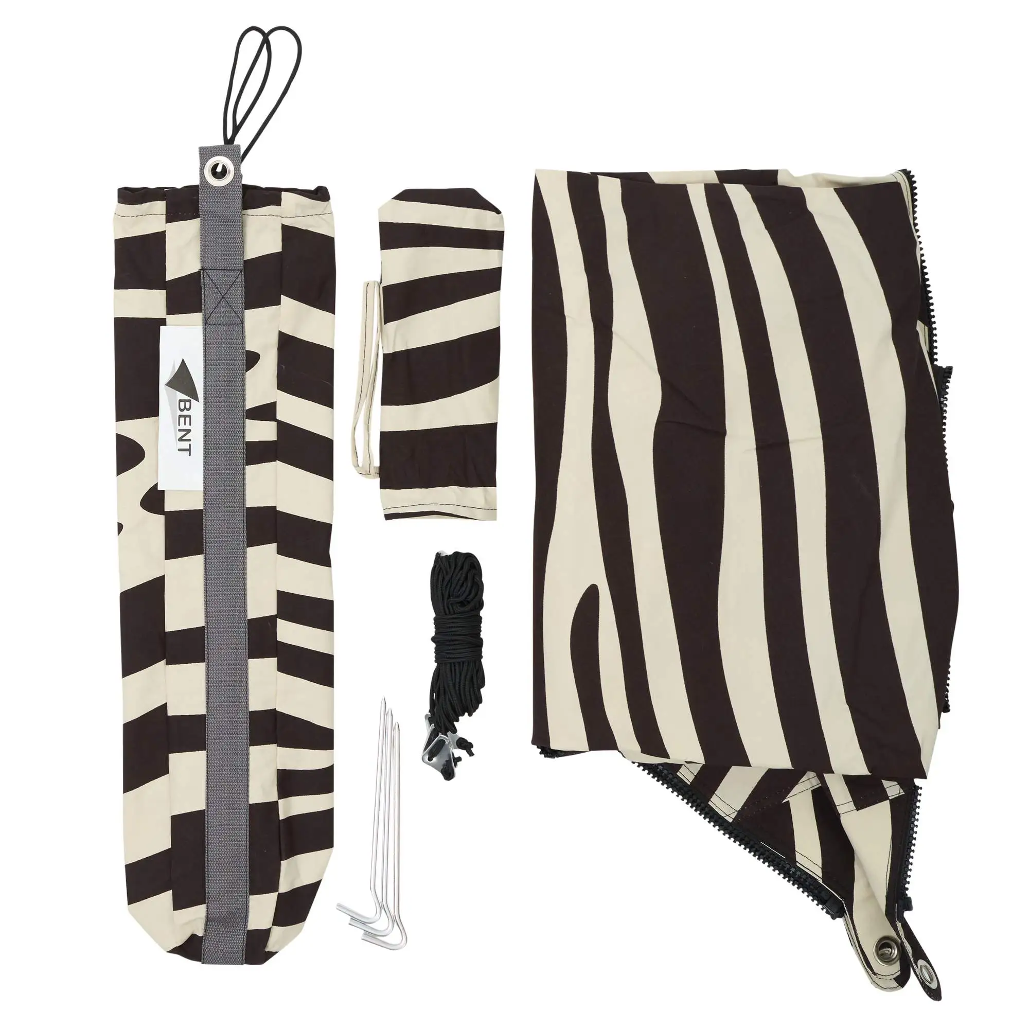 Bent VERBINDBARES SONNENSEGEL TC-ZIP-CANVAS SINGLE AFRIKA DESIGN - Tarp 9 Bent VERBINDBARES SONNENSEGEL TC-ZIP-CANVAS SINGLE AFRIKA DESIGN - Tarp – Bild 7