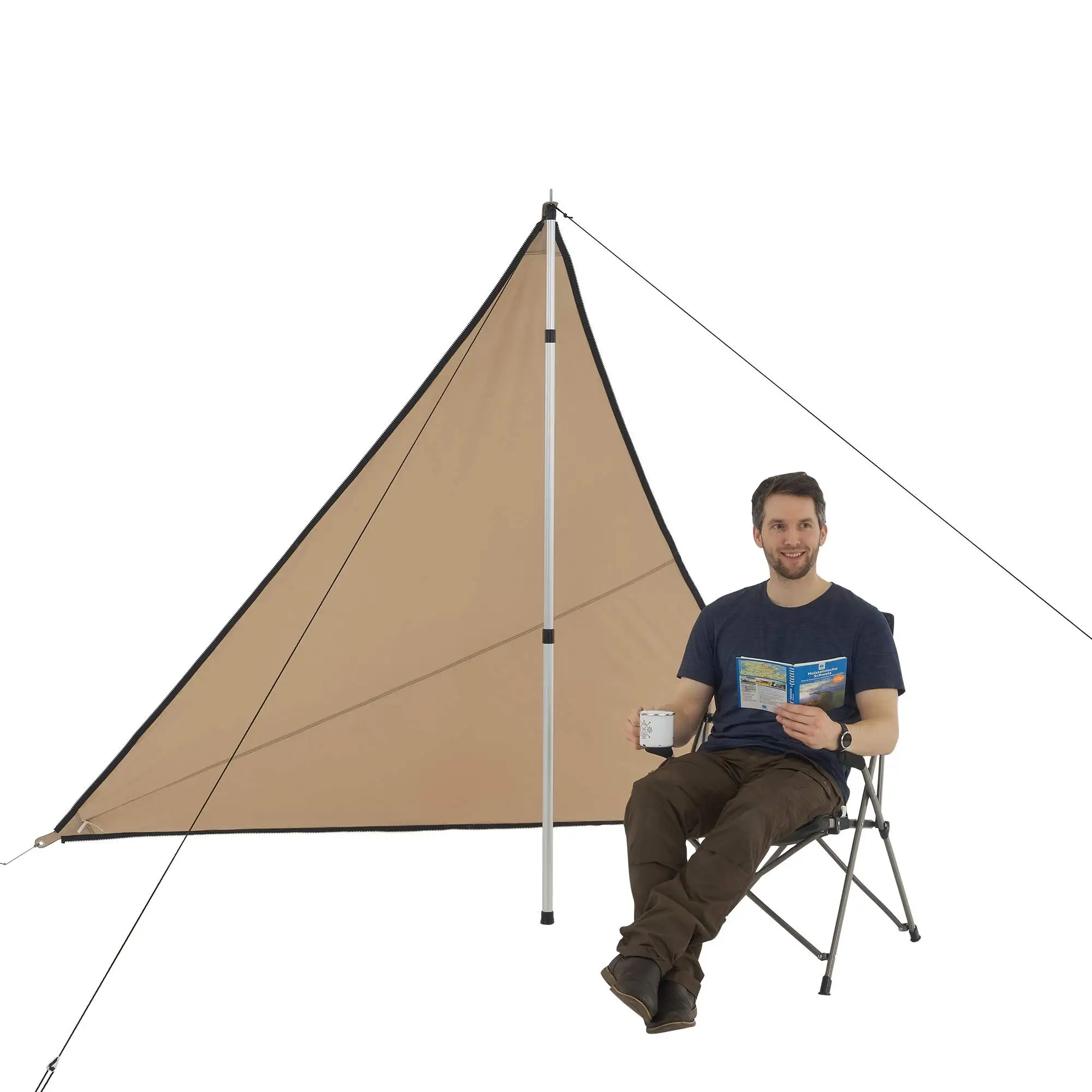 Bent VERBINDBARES SONNENSEGEL TC-ZIP-CANVAS SINGLE AFRIKA DESIGN - Tarp 4 Bent VERBINDBARES SONNENSEGEL TC-ZIP-CANVAS SINGLE AFRIKA DESIGN - Tarp – Bild 2