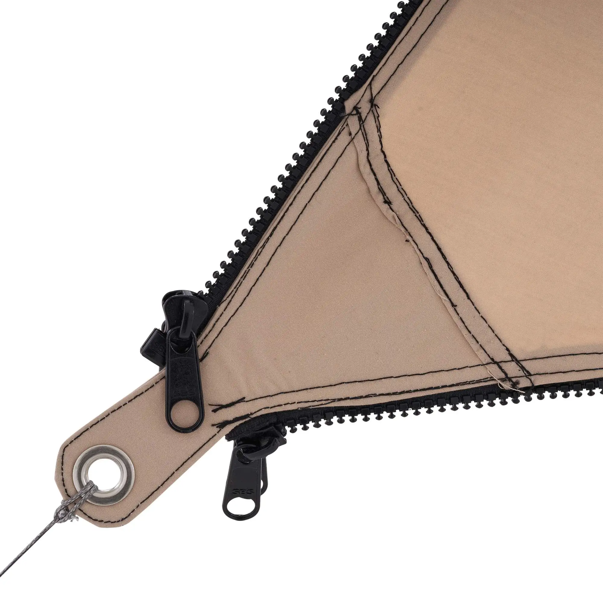 Bent VERBINDBARES SONNENSEGEL TC-ZIP-CANVAS SINGLE AFRIKA DESIGN - Tarp 8 Bent VERBINDBARES SONNENSEGEL TC-ZIP-CANVAS SINGLE AFRIKA DESIGN - Tarp – Bild 6