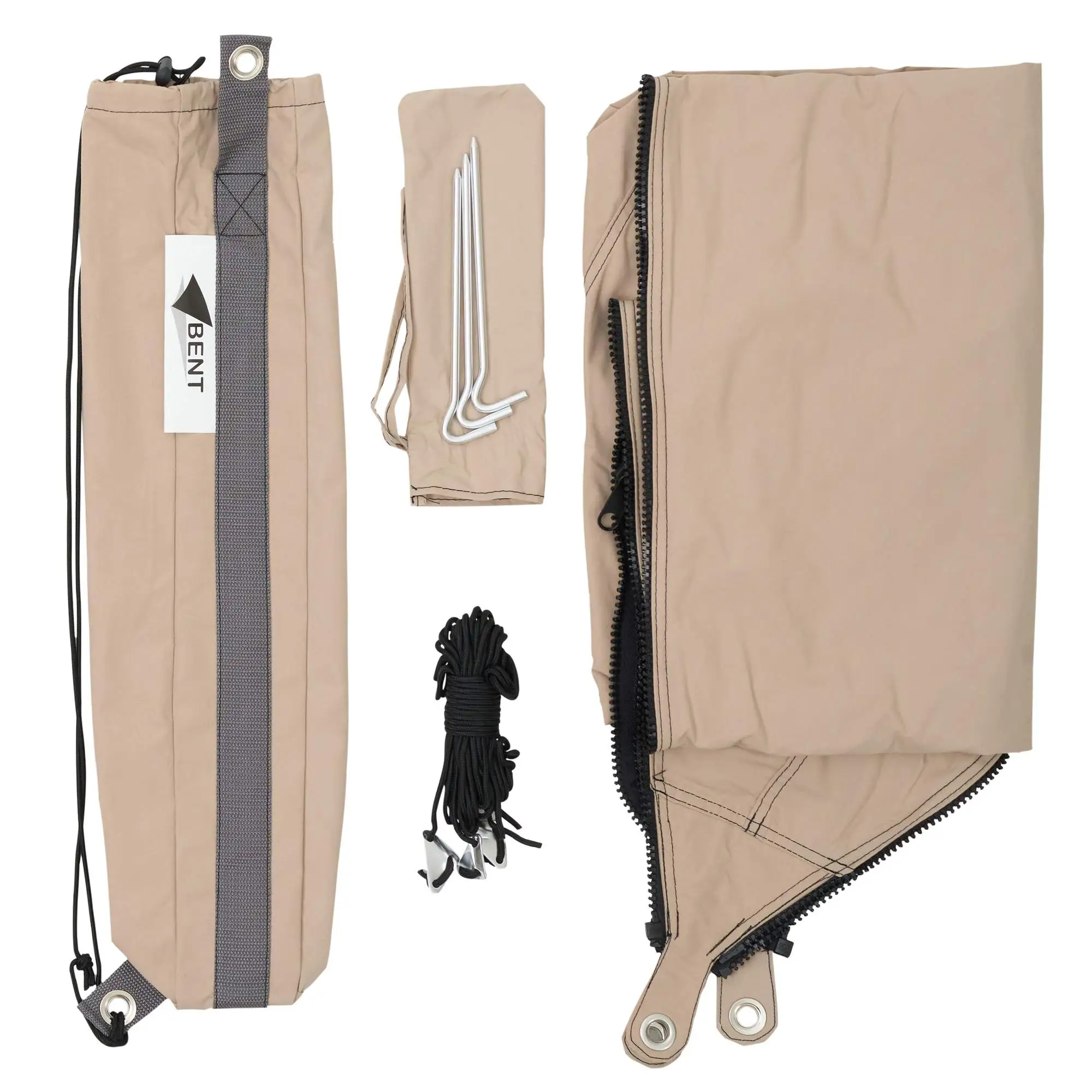 Bent VERBINDBARES SONNENSEGEL TC-ZIP-CANVAS SINGLE AFRIKA DESIGN - Tarp 9 Bent VERBINDBARES SONNENSEGEL TC-ZIP-CANVAS SINGLE AFRIKA DESIGN - Tarp – Bild 7