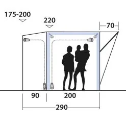 Outwell PARKVILLE 200SA - Busvorzelt -Angebote Bergsport Store 5638031663 m parkville 200sa outwell 24