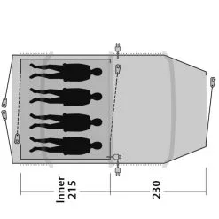 Outwell STARHILL 4A - Familienzelt -Angebote Bergsport Store 5638031667 o starhill 4a outwell 24