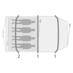 Outwell STARHILL 4A - Familienzelt -Angebote Bergsport Store 5638031667 q starhill 4a outwell 24