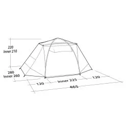 Robens COBRA STONE 5 - Familienzelt -Angebote Bergsport Store 5638037124 o cobra stone 5 robens 24
